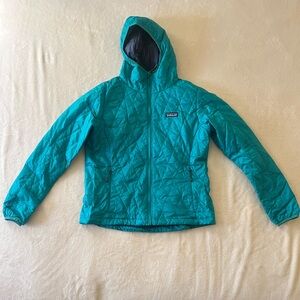 Patagonia Turquoise Quilted Jacket M
